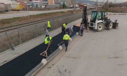 Hastane yoluna yeni bisiklet yolu