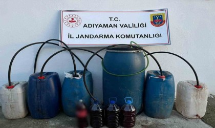 Jandarma Adıyamanda kaçak içki ele geçirdi