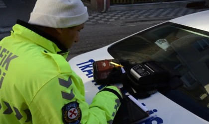 Kırklarelide trafik denetimi: 4 araç trafikten men edildi