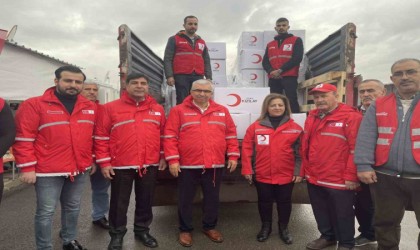 Kızılaydan, Osmaniyedeki depremzedelere kışlık yardımı