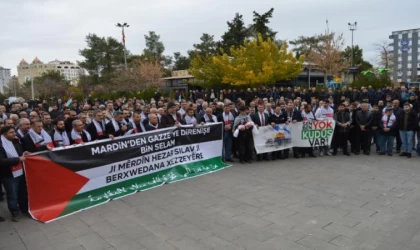 Mardin ve Diyarbakır’da İsrail protestosu