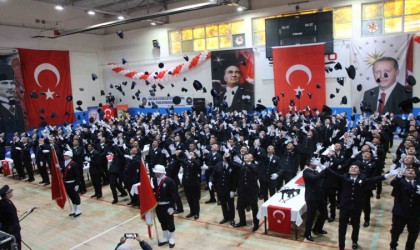 Merzifon POMEMde polis adayları yemin etti, zorlu eğitimlerinin görüntüleri paylaşıldı