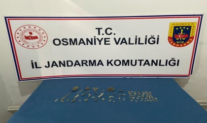 Osmaniyede jandarma ekiplerinden tarihi eser operasyonu