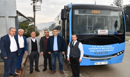 Osmaniyede toplu taşıma araçlarında görme engelliler için sesli durak uyarı sistemi