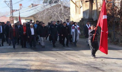 Sarıvelilerde “Sarıkamış Şehitlerini Anma Günü Yürüyüşü” düzenlendi