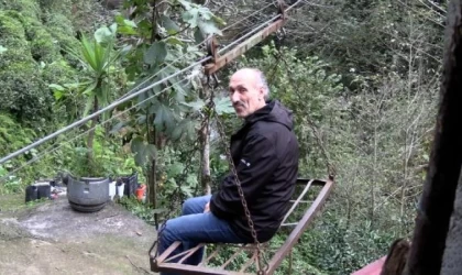 Tehlikeli teleferik yolculuğu ‘yol’ ile son buldu