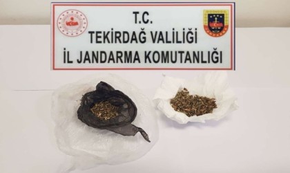 Tekirdağda 4 şüpheli uyuşturucudan yakalandı