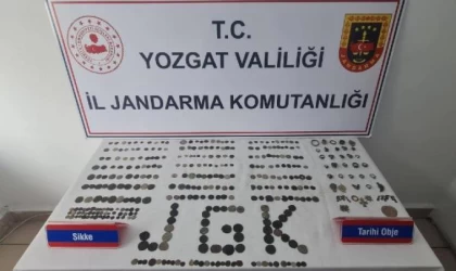 Yozgat’da 377 parça tarihi eser ele geçirildi; 1 gözaltı