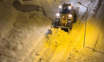 Yüksekovada kar kalınlığı 30 santimetreyi buldu, ekipler seferber oldu