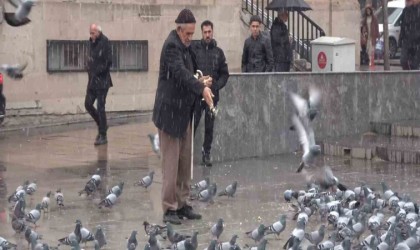 Aksarayda yılın ilk karı yağdı