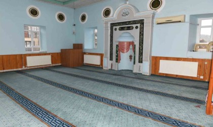 Aliköyde cami ve Kuran kursunun kalorifer tesisatı yenilendi