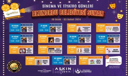 Altınorduda çocuklar için ara tatilde sinema günleri başlıyor