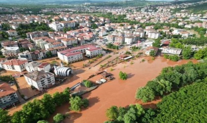 Bartında sele sebep olan yağmur suları artık su kıtlığına çözüm olacak