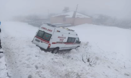 Bingöl’de ambulans şarampole düştü: 6 yaralı