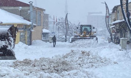 Bingölde kar nedeniyle 173 köy yolu ulaşıma kapandı