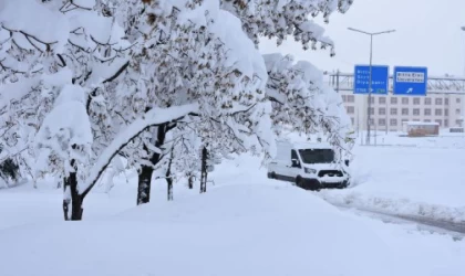 Bitlis’te, 266 köy yolu kardan kapandı