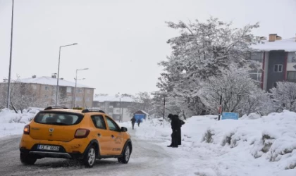 Bitlis’te 34 köy yolu kardan kapandı