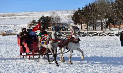 Çıldır Gölünde renkli görüntüler