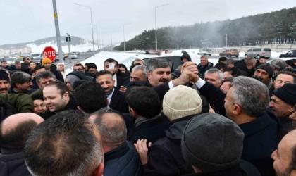 Cumhur İttifakının adayı Yunus Baydara coşkulu karşılama