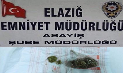 Elazığda asayiş uygulamaları: Uyuşturucu madde ve ruhsatsız silah ele geçirildi