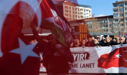 Elazığda teröre lanet, Filistine destek yürüyüşü