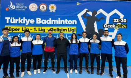 Erzincanın 2 kulübü Badminton Süper Ligine yükseldi