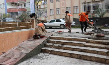 Haliliye Belediyesi engelli rampası talebine kayıtsız kalmadı