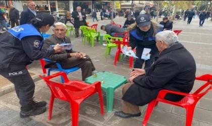 Mardinde dolandırıcılara karşı broşür dağıtıldı