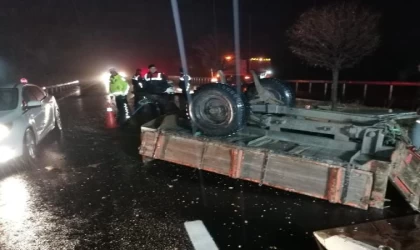 Nevşehir’de otomobil ile traktör çarpıştı: 2 yaralı