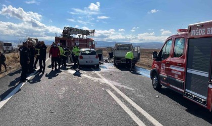 Niğdede feci kaza: 1 ölü, 2 ağır yaralı