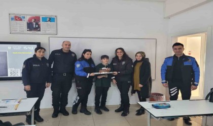 Şehit polis çocuğuna doğum günü sürprizi