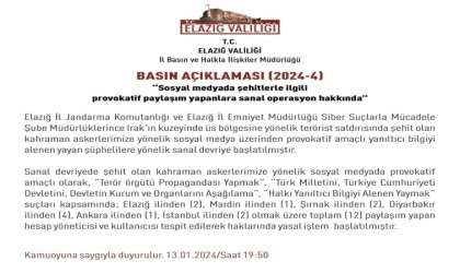 Şehitler üzerinden provokatif paylaşım yapan 12 hesap tespit edildi, yasal işlem başlatıldı