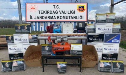 Tekirdağda kaçak sigara operasyonu