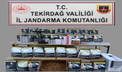 Tekirdağda kaçak tütün operasyonu