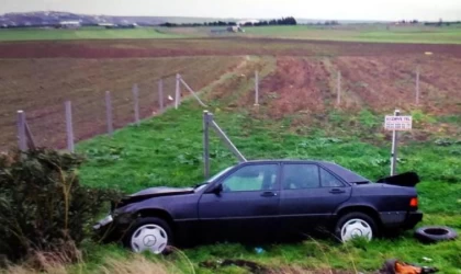 Tekirdağ’da otomobil takla attı; Duygu öldü, sürücü yaralı