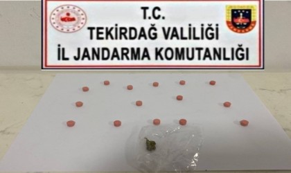 Tekirdağda uyuşturucu ve silah ele geçirildi