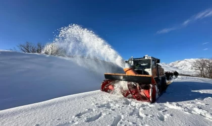 Tunceli’de 170 köy yolu kardan ulaşıma kapandı