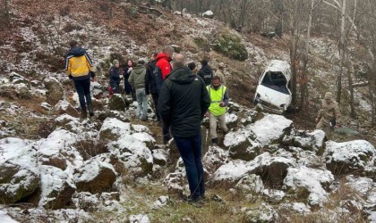 Tuncelide trafik kazası: 1 ölü, 1 yaralı