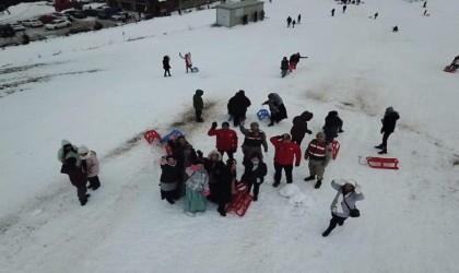 Zigana Dağı Kayak Tesisinde güvenli kış turizmi için jandarma çalışmalarını sürdürüyor