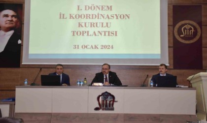 2024 yılı 1. dönem İl Koordinasyon Kurulu toplantısı yapıldı