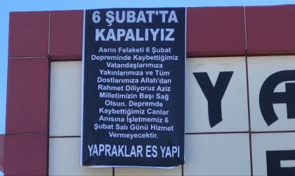 6 Şubatta Adıyamandaki fabrikaların makinelerinden ses gelmeyecek