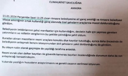 Amasrayı karıştıran ihbar mektubunu yazan tespit edildi