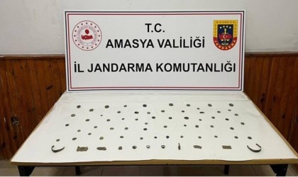 Amasyada Roma dönemine ait 68 tarihi eser ele geçirildi