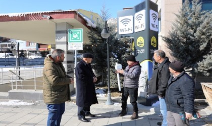 Bayburt Belediyesinin ücretsiz wifi ağı faaliyete geçti