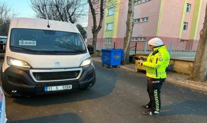 Bozüyükte okul servisleri denetim altında