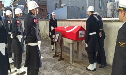 Çanakkalede Kıbrıs Gazisi son yolculuğuna uğurlandı