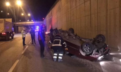 Çorum’da refüjü aşan otomobil karşı yönden gelen otomobille çarpıştı: 1 ölü, 3 yaralı