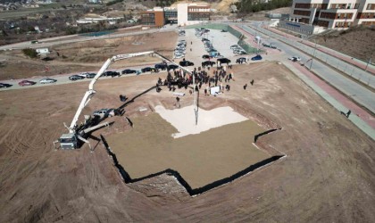 İlahiyat Fakültesi Kuzey kampüsü uygulama cami temeli atıldı