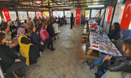 Kadın çiftçilere Kuşkonmaz ve Mantar yetiştiriciliği anlatıldı