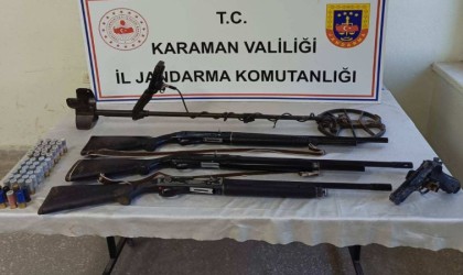 Karamanda çalıntı ve kaçak silah operasyonu: 1 gözaltı